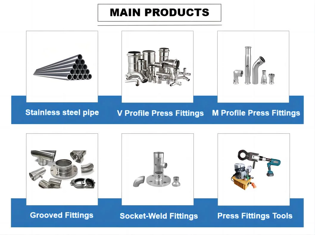 Dvgw/Wras/ISO9001 Stainless Steel Socket-Weld Fitting Equal Cross for Underfloor Heating System