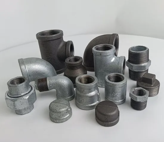 Beaded/Plain Equal/Reducing Black/Galvanized Malleable Iron Pipe Fitting Tees